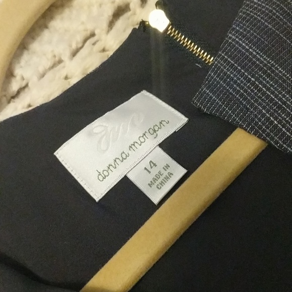 NWT Donna Morgan dress blue demin size 14 new - Picture 5 of 8